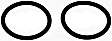 926-162 Direct Fit Radiator Hose O-Ring, Set of 2