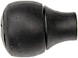926-328 OE Solutions Series Shift Knob - Black, Rubber and plastic, Direct Fit, Sold individually