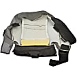 926-844 Front Row Seat Cover, Gray, Fabric, Plain Design, Bucket Seat OE Solutions Series