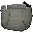 926-844 Front Row Seat Cover, Gray, Fabric, Plain Design, Bucket Seat OE Solutions Series