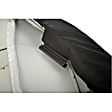 926-844 Front Row Seat Cover, Gray, Fabric, Plain Design, Bucket Seat OE Solutions Series