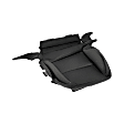 926-868 Front, Driver Side Cushion Seat Cover, Black, Made of Fabric, Plain Design, Bucket OE Solutions Series