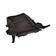 926-868 Front, Driver Side Cushion Seat Cover, Black, Made of Fabric, Plain Design, Bucket OE Solutions Series