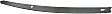 926-906 Bed Rail Cap, Black, Plastic