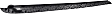 926-921 Bed Rail Cap, Black, Plastic