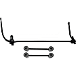 927-135 Rear Sway Bar Kit, 0.75 in.