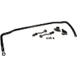 927-302 Front Sway Bar Kit, Powdercoated Black