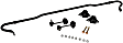 927-700 Rear Sway Bar Kit, 16 mm