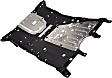 927-803 Front, Driver or Passenger Side, Center, Lower Engine Splash Shield, OE Solutions Series
