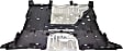 927-803 Front, Driver or Passenger Side, Center, Lower Engine Splash Shield, OE Solutions Series