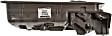 92915 Front Or Rear, Driver Side Brown bezel with chrome lever Interior Door Handle, With Door Lock Button, Help Series