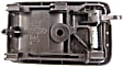 92957 Front Or Rear, Driver Side Gray Interior Door Handle, Without Door Lock Button, Help Series