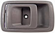 92961 Front Or Rear, Driver Side Gray Interior Door Handle, Without Door Lock Button, Help Series