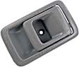 92961 Front Or Rear, Driver Side Gray Interior Door Handle, Without Door Lock Button, Help Series