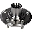 930-026 Front, Driver or Passenger Side Wheel Hub, 5 Lugs, Without Bearing, OE Solutions Series