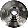 930-026 Front, Driver or Passenger Side Wheel Hub, 5 Lugs, Without Bearing, OE Solutions Series