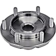 930-107 Front, Driver or Passenger Side Wheel Hub, 6 Lugs, 4WD, OE Solutions Series