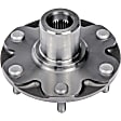 930-107 Front, Driver or Passenger Side Wheel Hub, 6 Lugs, 4WD, OE Solutions Series