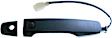 93023 Front, Driver Side Black Exterior Door Handle, With Key Hole, Help Series