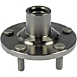 930-401 Front, Driver or Passenger Side Wheel Hub - Sold individually, Without Bearing