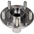930-502 Rear, Driver or Passenger Side Wheel Hub, 5 Lugs, Without Bearing, OE Solutions Series
