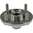 930-600 Front, Driver or Passenger Side Wheel Hub, 4 Lugs, 2.0L, 4Cyl, OE Solutions Series