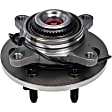 930-622 Front, Driver or Passenger Side Wheel Hub, 6 Lugs, With Bearing, 4WD, OE Solutions Series