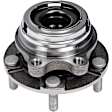 930-623 Front, Driver or Passenger Side Wheel Hub, 5 Lugs, With Bearing, OE Solutions Series
