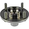 930-702 Front, Driver or Passenger Side Wheel Hub, 4 Lugs, OE Solutions Series