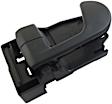93077 Front Or Rear, Driver Side Black Interior Door Handle, With Door Lock Button, Help Series