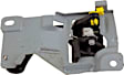 93088 Front Or Rear, Passenger Side Black Interior Door Handle, With Door Lock Button, Help Series