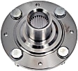930-980 Front, Driver or Passenger Side Wheel Hub, 4 Lugs, Without Bearing, OE Solutions Series