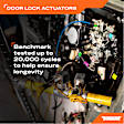 2000 Chevrolet Silverado 1500 - Front, Driver Side Door Lock Actuator, Latch And Actuator Assembly; With Power Windows; With Keyless Entry System, OE Solutions Series