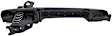 93130 Front, Driver or Passenger Side, or Rear, Passenger Side - Cargo Textured Black Exterior Door Handle, With Key Hole, Help Series