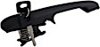 93132 Driver or Passenger Side - Sliding Door Black Exterior Door Handle, Without Key Hole, Help Series