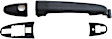 93134 Front, Driver Side Textured Black Exterior Door Handle, With Key Hole, Help Series