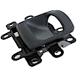 93268 Rear, Passenger Side Black Interior Door Handle, Without Door Lock Button, Sedan, Help Series