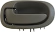 93281 Rear, Driver Side Gray Interior Door Handle, Without Door Lock Button, Sedan, Help Series