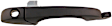93396 Front, Passenger Side Smooth Black Exterior Door Handle, With Key Hole, Help Series