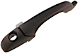 93396 Front, Passenger Side Smooth Black Exterior Door Handle, With Key Hole, Help Series