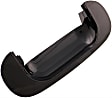 93508 Help Series Tailgate Handle Bezel, Smooth Black Plastic