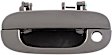 93509 Front, Driver Side Smooth Black Exterior Door Handle, With Key Hole, Help Series