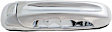 93525 Rear, Passenger Side Chrome Exterior Door Handle, Without Key Hole, Help Series