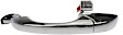 93540 Rear, Driver Side Chrome Exterior Door Handle, Without Key Hole, Help Series