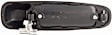 93560 Front, Passenger Side Textured Black Exterior Door Handle, Without Key Hole, Help Series