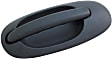 93591 Driver Side, Sliding Door Textured Black Exterior Door Handle, Without Key Hole, Help Series