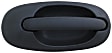 93592 Passenger Side - Side Sliding Door Textured Black Exterior Door Handle, Without Key Hole, Help Series