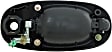 93594 Front, Passenger Side Chrome Exterior Door Handle, With Key Hole, Help Series