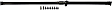 936-003 Rear Driveshaft, 4WD, 2.0L, 4Cyl, 84.5 in. Length, OE Solutions Series