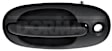 93601 Driver Side, Sliding Door Textured Black Exterior Door Handle, With Key Hole, Help Series